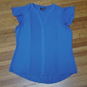 Simply Styled Large Blouse  Royal Blue with a Purple tint.  Pretty Color